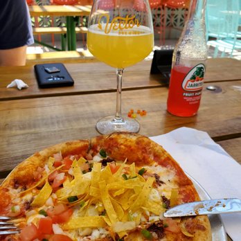 Vector Brewing - Migas pizza - Brewpubs Near Me - Dallas, Texas