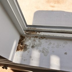 Bedazzling Cleaning - Window sill before cleaning