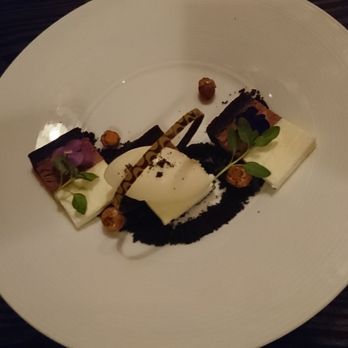 Yellowtail Japanese Restaurant & Lounge - Chocolate Mousse Cake (with tiramisu ice cream) - Japanese Near Me - Las Vegas, Nevada
