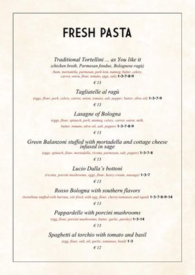 Menu photo 8 Buca San Petronio Bologna, BO