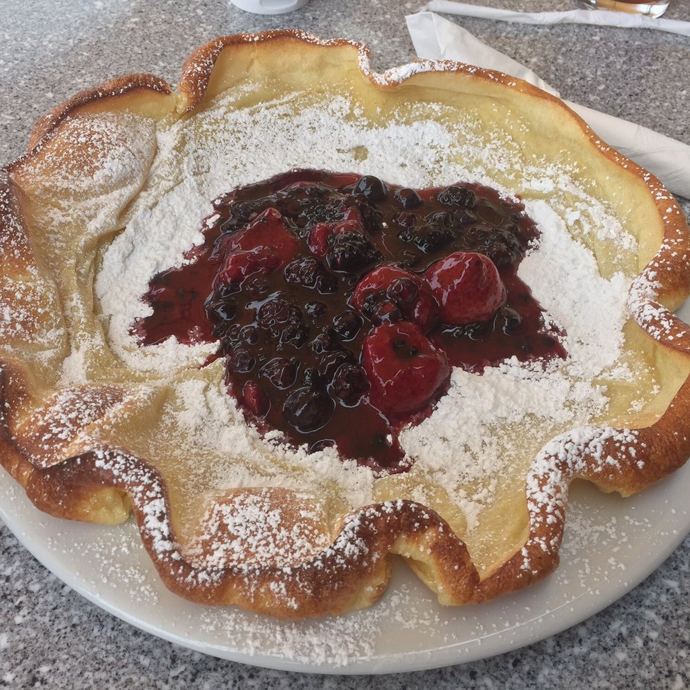 Egg N' Joe - German pancake with triple berry topping - American Near Me - Gilbert, Arizona Egg N' Joe - German pancake with triple berry topping - American Near Me - Gilbert, Arizona