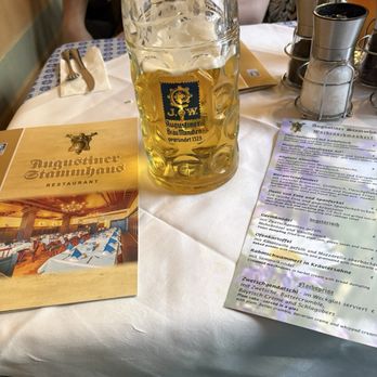 Augustiner Stammhaus - Menu and  my beer - Breweries Near Me - Munich, BY