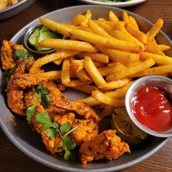 O Sea - Hot fried shrimp w fries - Seafood Near Me - Orange, California O Sea - Hot fried shrimp w fries - Seafood Near Me - Orange, California