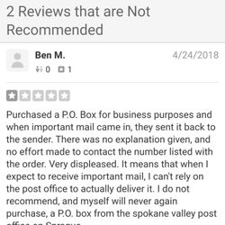 US Post Office - A review that should be visible