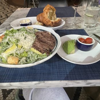 Wicked Butcher - Lunch: White Truffle Cesar Salad (add steak) side of avocado and tomatoes - Bars Near Me - Fort Worth, Texas Wicked Butcher - Lunch: White Truffle Cesar Salad (add steak) side of avocado and tomatoes - Bars Near Me - Fort Worth, Texas