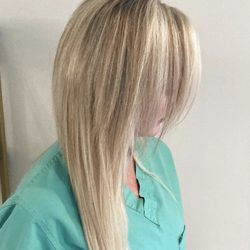Beauty and Grace - Before and after sew in extensions
