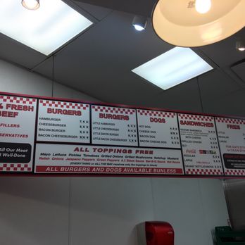 Five Guys - Menu - Fast Food Near Me - West Vancouver, British Columbia