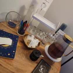 The Crystal Bar - Sooo cute I happened to come in when they were doing tea cookies and intentions   the tea was pretty good