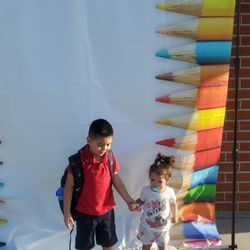 Gilbert Carl E Elementary School - First day of school