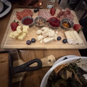 Teddy & The Bully Bar - Meat and cheese charcuterie board. - New American Near Me - Washington, DC, District of Columbia