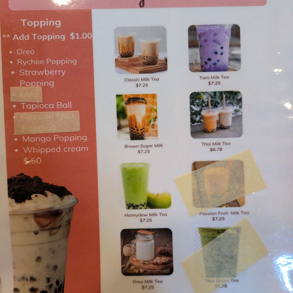 Thai Belly - Boba drink menu - Thai Near Me - O'Fallon, Illinois Thai Belly - Boba drink menu - Thai Near Me - O'Fallon, Illinois