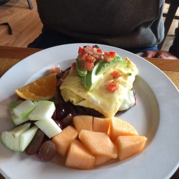 The Beehive Cafe - Black bean breakfast with eggs and fresh fruit. - Coffee & Tea Near Me - Bristol, Rhode Island The Beehive Cafe - Black bean breakfast with eggs and fresh fruit. - Coffee & Tea Near Me - Bristol, Rhode Island