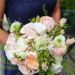 Green Wood Flowers - Bridesmaids bouquet
