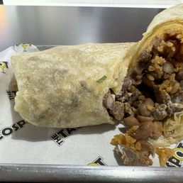 Carne Asada Burrito add sour cream Carne Asada Burrito add sour cream