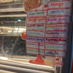 LAVAZIO Cafe - Ice cream flavors