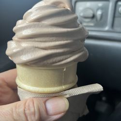 Tommy's Root Beer Stand - This was a large chocolate soft serve always twice as tall for the price