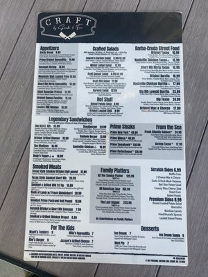 Menu photo 7 Craft by Smoke and Fire Arcadia, CA