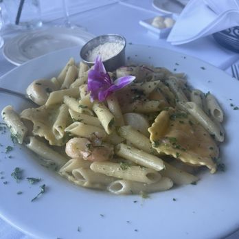 The Green Flash - Pasta special: shrimp and scallops with lobster ravioli. - Seafood Near Me - Captiva, Florida The Green Flash - Pasta special: shrimp and scallops with lobster ravioli. - Seafood Near Me - Captiva, Florida