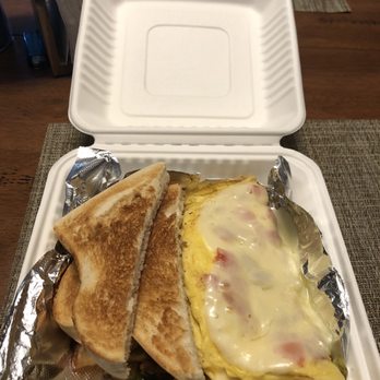 Untoasted - Ham and cheese Egg White Omelet - Breakfast & Brunch Near Me - Hallandale Beach, Florida