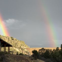 Ridgway State Park - August 13, 2026 - Double rainbow.