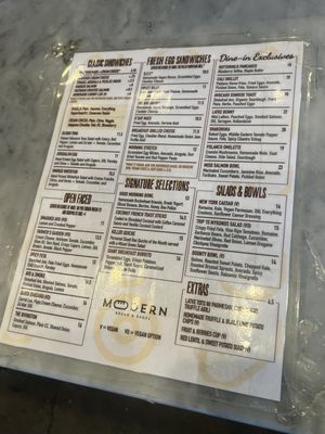 Menu photo 4 Modern Bread And Bagel Los Angeles, CA