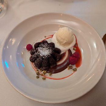 Chez Panisse - Bittersweet chocolate fondant - New American Near Me - Berkeley, California Chez Panisse - Bittersweet chocolate fondant - New American Near Me - Berkeley, California