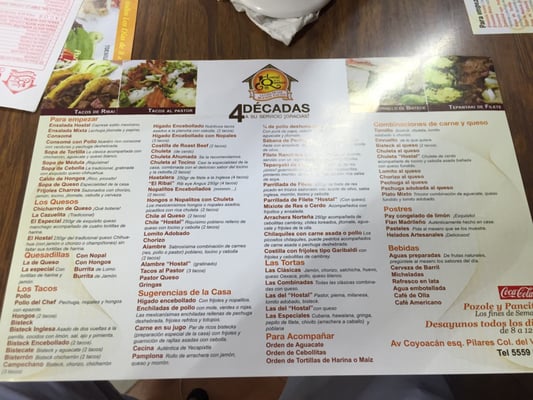 Menu photo 1 El Hostal de los Quesos México, D.F., DIF