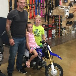Clinton County Motorsports - Happy kids with their new Yamaha TTR-50!