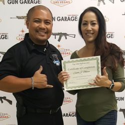 Topline Defense - Congratulations to CJ for completing the State of Nevada Concealed Weapon Permit Class