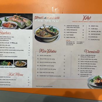 Streets Pho & Grill - Menu 2 - Vietnamese Near Me - Santee, California