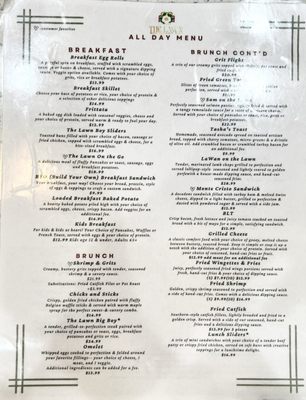 Menu photo 5 The Lawn Breakfast Bar Chicago, IL