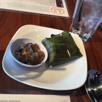 Malai Kitchen - Complimentary sticky rice with a spicy eggplant sauce - Thai Near Me - Dallas, Texas Malai Kitchen - Complimentary sticky rice with a spicy eggplant sauce - Thai Near Me - Dallas, Texas
