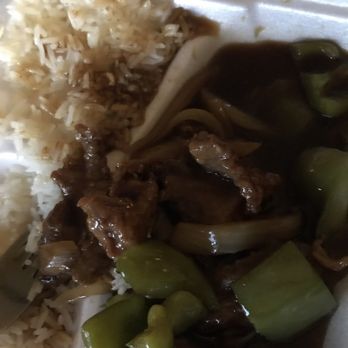 New Dragon Chinese Restaurant - Pepper Steak! So good, the onions were amazing. - Chinese Near Me - Sparta, Michigan