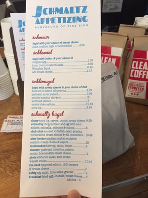 Menu photo 1 Schmaltz Appetizing Toronto, ON Menu photo 1 Schmaltz Appetizing Toronto, ON