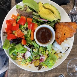 Salmon bowl---fabulous! Salmon bowl---fabulous!