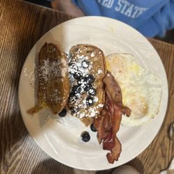 The Garden Gate Cafe - French toast and eggs