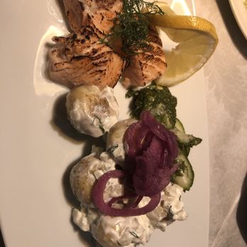 Salve - Marinated salmon with dill cucumber potatoes (cold) - Bistros Near Me - Helsinki, 18