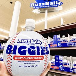 Vons - LA Dodgers BuzzBallz Display at Vons! A fun and eye-catching baseball-themed display featuring the Dodgers-inspired BuzzBallz