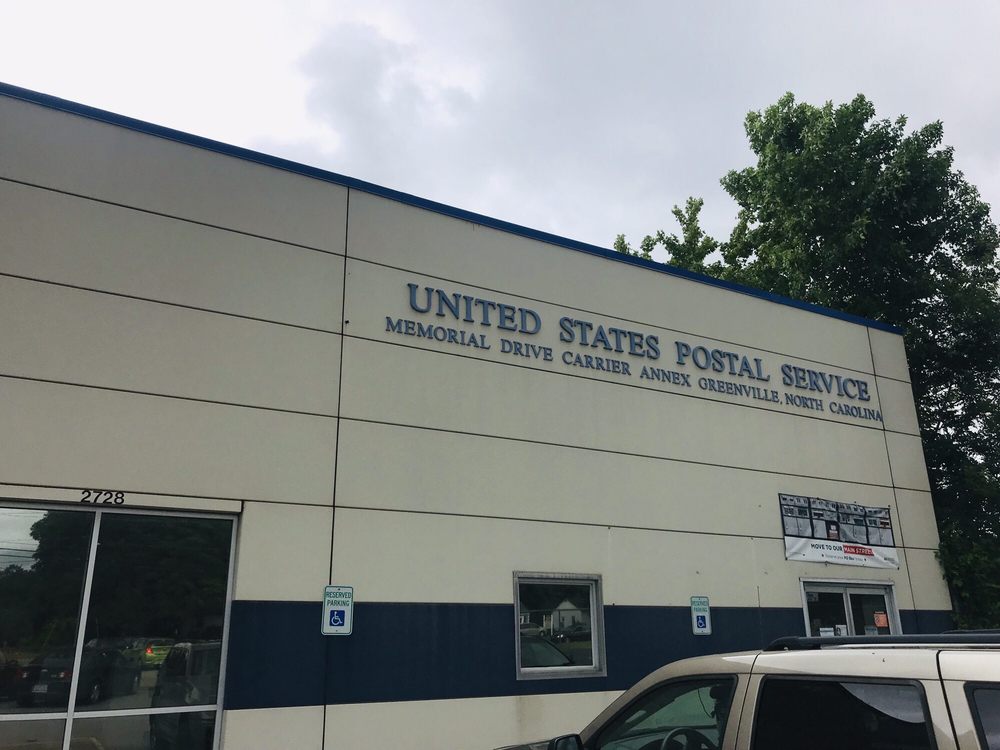 SOUTH MEMORIAL POST OFFICE 2728 S Memorial Dr, Greenville, North