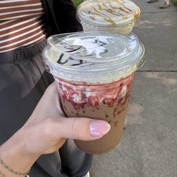 Raspberry cheesecake latte Raspberry cheesecake latte