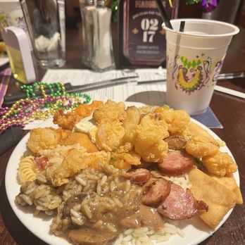 Copeland's - Various items from the Mardi Gras buffet - Cajun/Creole Near Me - Atlanta, Georgia