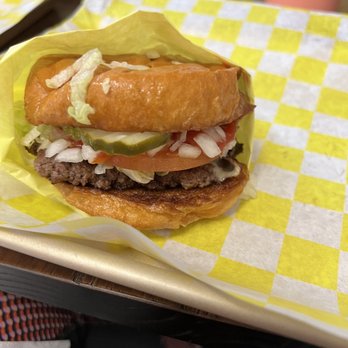 Eat Crispy Burger Encinitas - Single All American Crispy Burger - Burgers Near Me - Encinitas, California