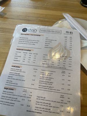 Menu photo 8 dan modern chinese Los Angeles, CA
