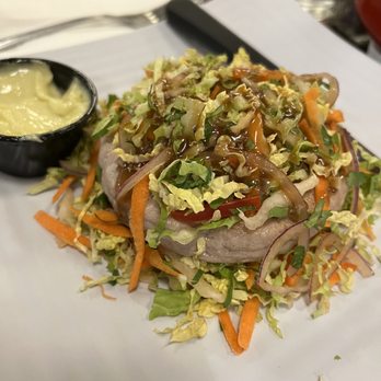 Liberty Burger - Ahi Tuna burger minus the bun - Burgers Near Me - Jackson, Wyoming Liberty Burger - Ahi Tuna burger minus the bun - Burgers Near Me - Jackson, Wyoming