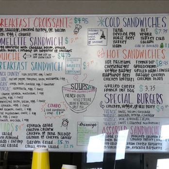 La Parisienne - Food menu - Bakeries Near Me - Morro Bay, California