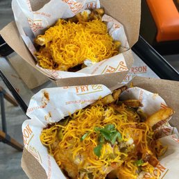 Garlic & Cheese Fries and Taco Fries