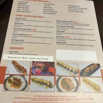 Sushi Rock Grill and Bar - Lunch menu part 2 - Sushi Bars Near Me - Altamonte Springs, Florida