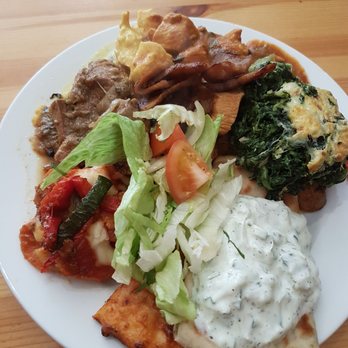 Pomegranate - Plate stuffed full of goodness - Mediterranean Near Me - Galway, G