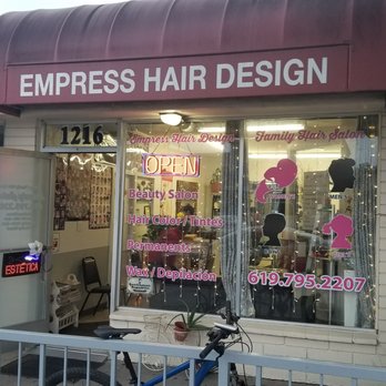 Empress Hair Design - Right next to the Starbucks, Giorgino's, and Sepulveda Meats and Provisions in Golden Hill, San Diego. - Hair Salons Near Me - San Diego, California Empress Hair Design - Right next to the Starbucks, Giorgino's, and Sepulveda Meats and Provisions in Golden Hill, San Diego. - Hair Salons Near Me - San Diego, California