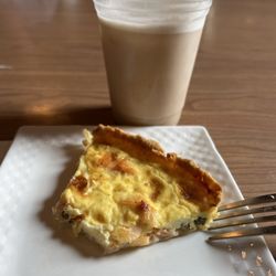 Northville Arts Center - Salmon and caper quiche with oat chai!